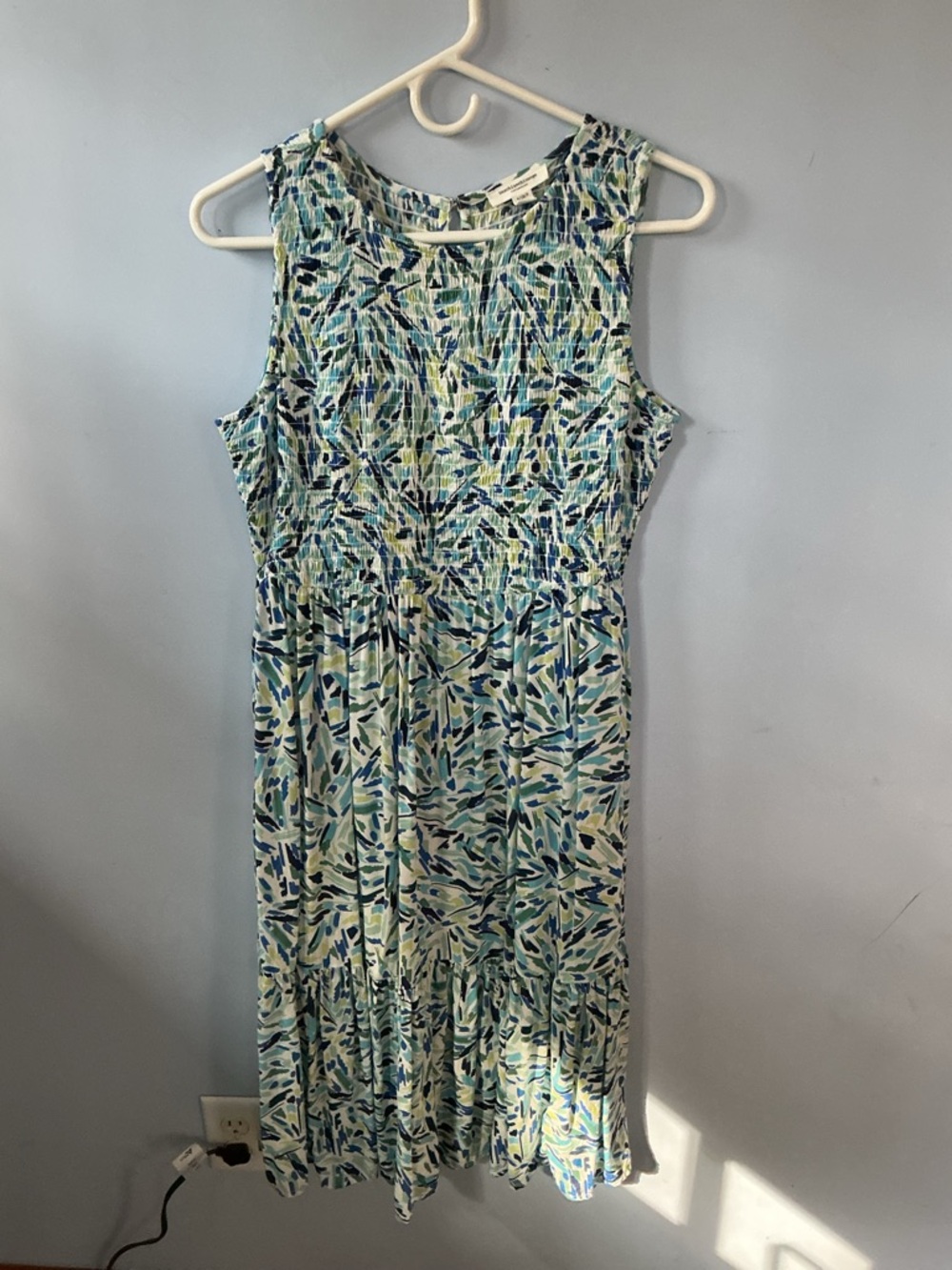 BeachLunchLounge Sleeveless Midi Dress, Size Small